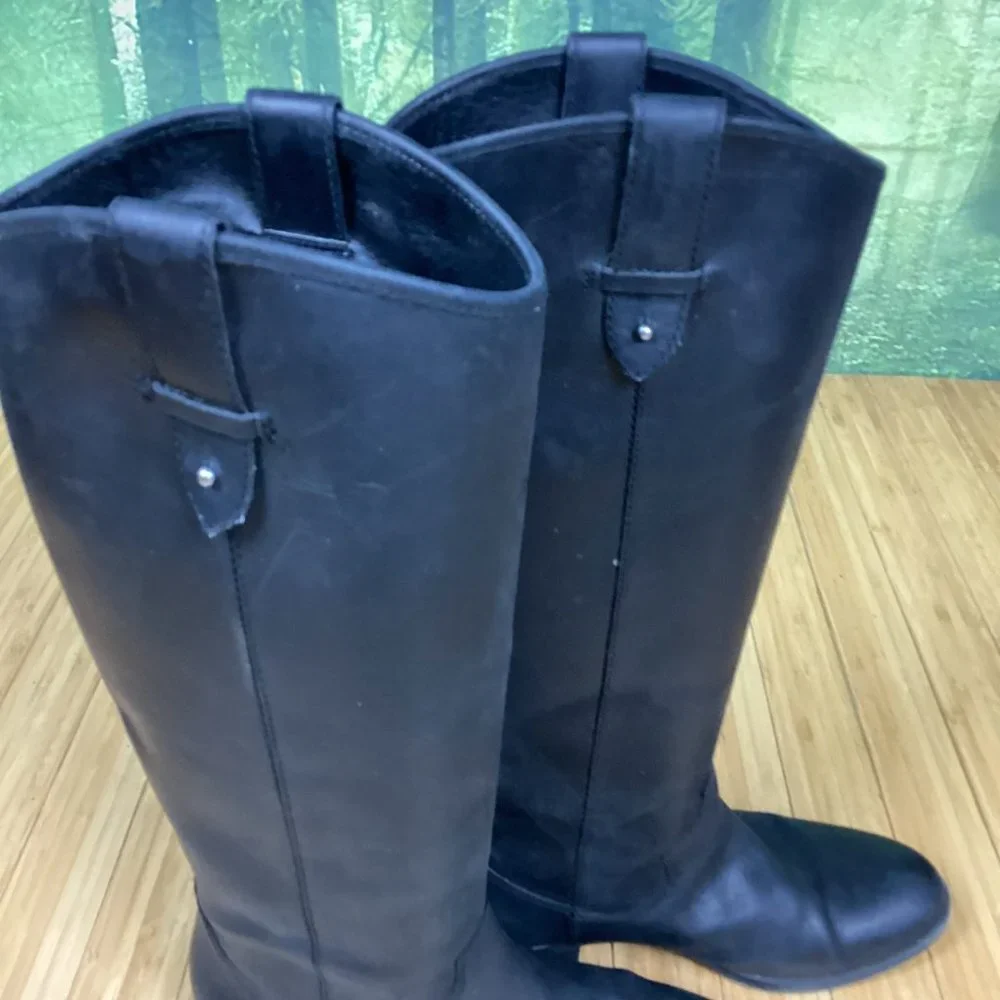 Frye & Co. Black High Riding Boots 6.5M